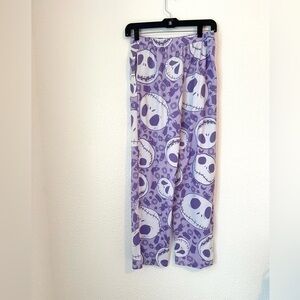 Disney Nightmare Before Christmas Pajama Pants Women’s XS Purple Pull On Pant